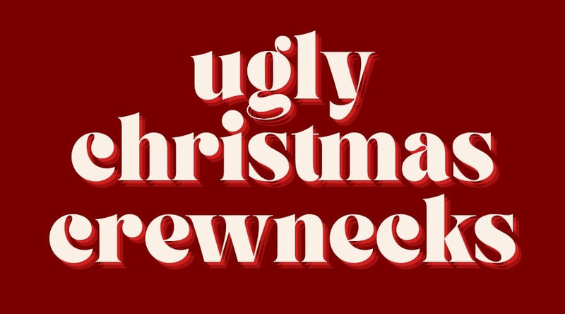 L3  W UGLY CHRISTMAS CREWNECKS