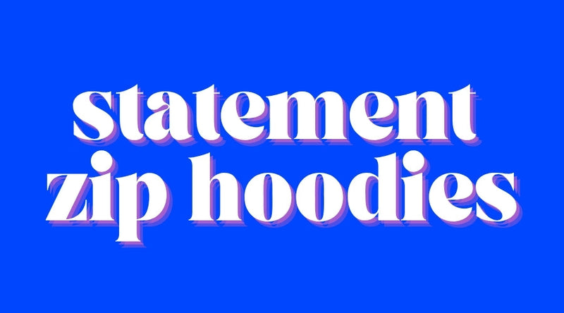 L3 M STATEMENT ZIP HOODIES