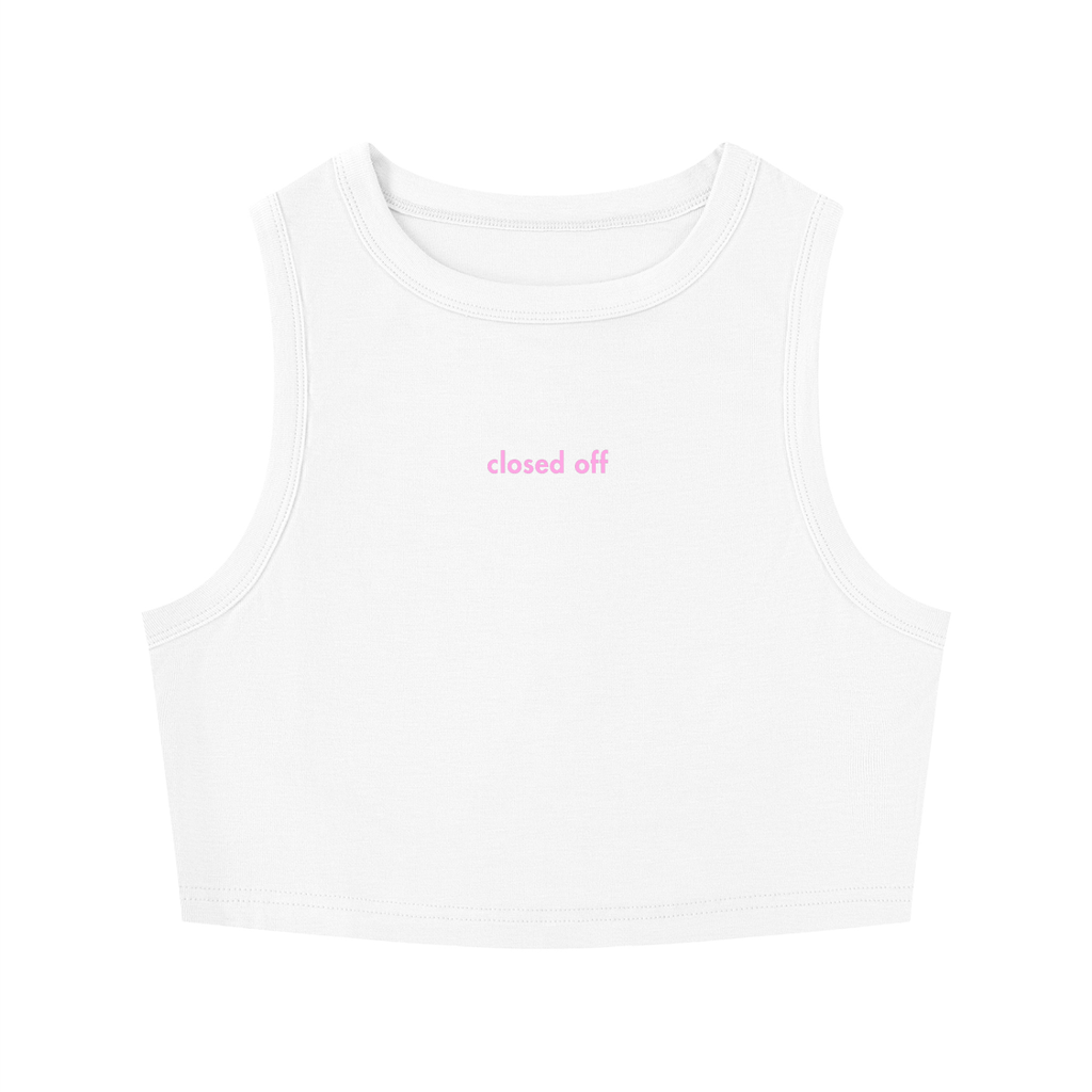 WOMEN'S CREWNECK CROP TOP - CLOSED OFF