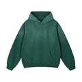 PREMIUM UNISEX BASIC SUNFADE HEAVYWEIGHT OVERSIZED HOODIE GREEN