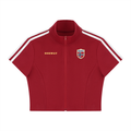 WOMEN'S CROPPED ZIP T-SHIRT - WORLD CUP NORWAY