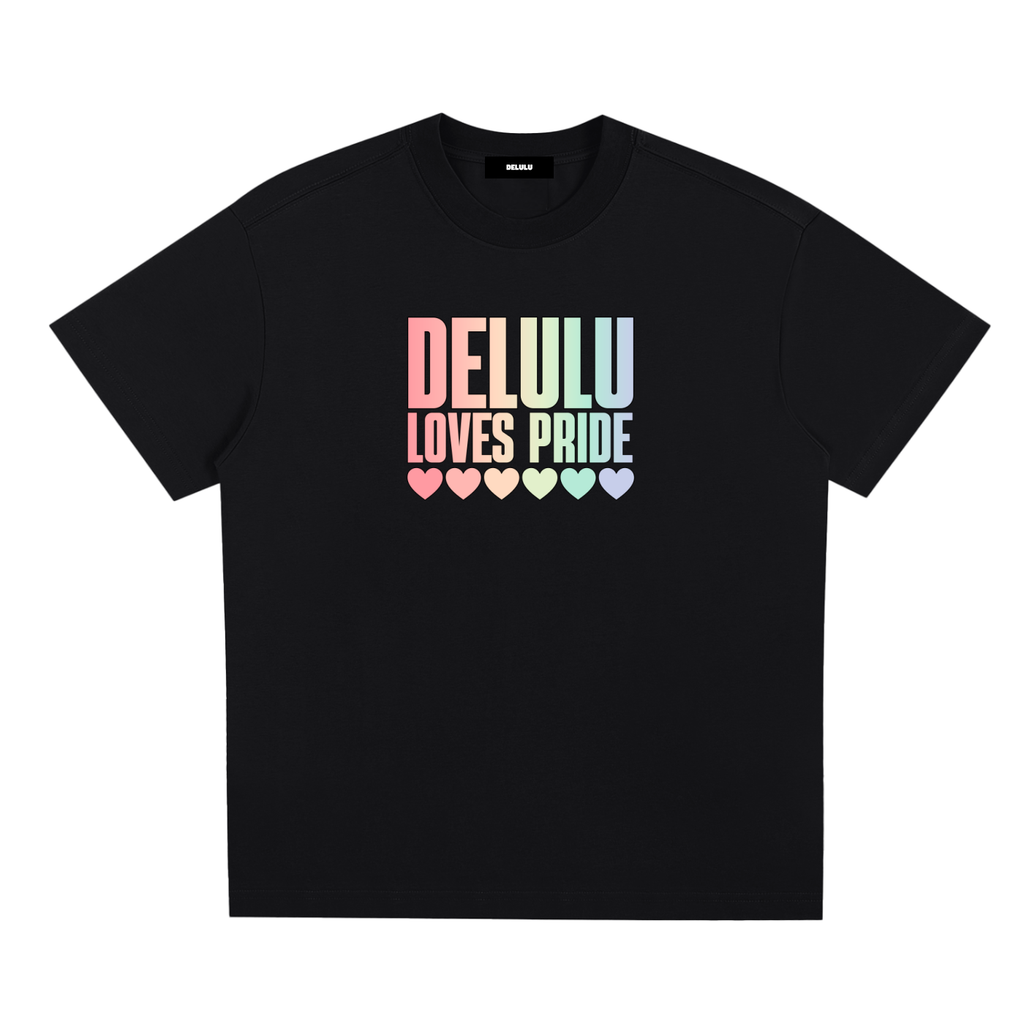 PRIDE LOOSE FIT UNISEX T-SHIRT - DELULU LOVES PRIDE