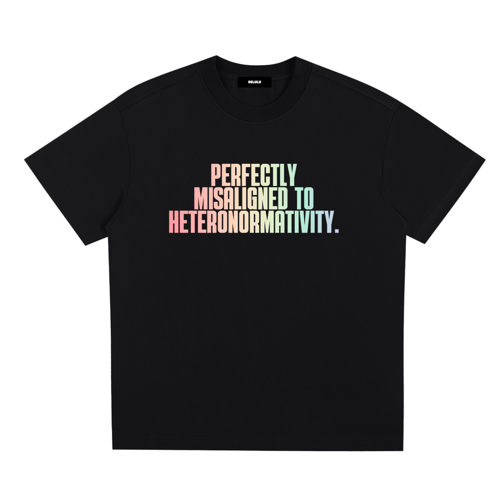 PRIDE LOOSE FIT UNISEX T-SHIRT - PERFECTLY MISALIGNED