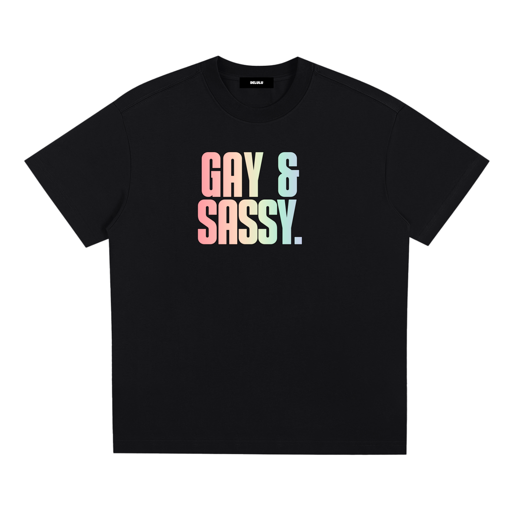PRIDE LOOSE FIT UNISEX T-SHIRT - GAY & SASSY