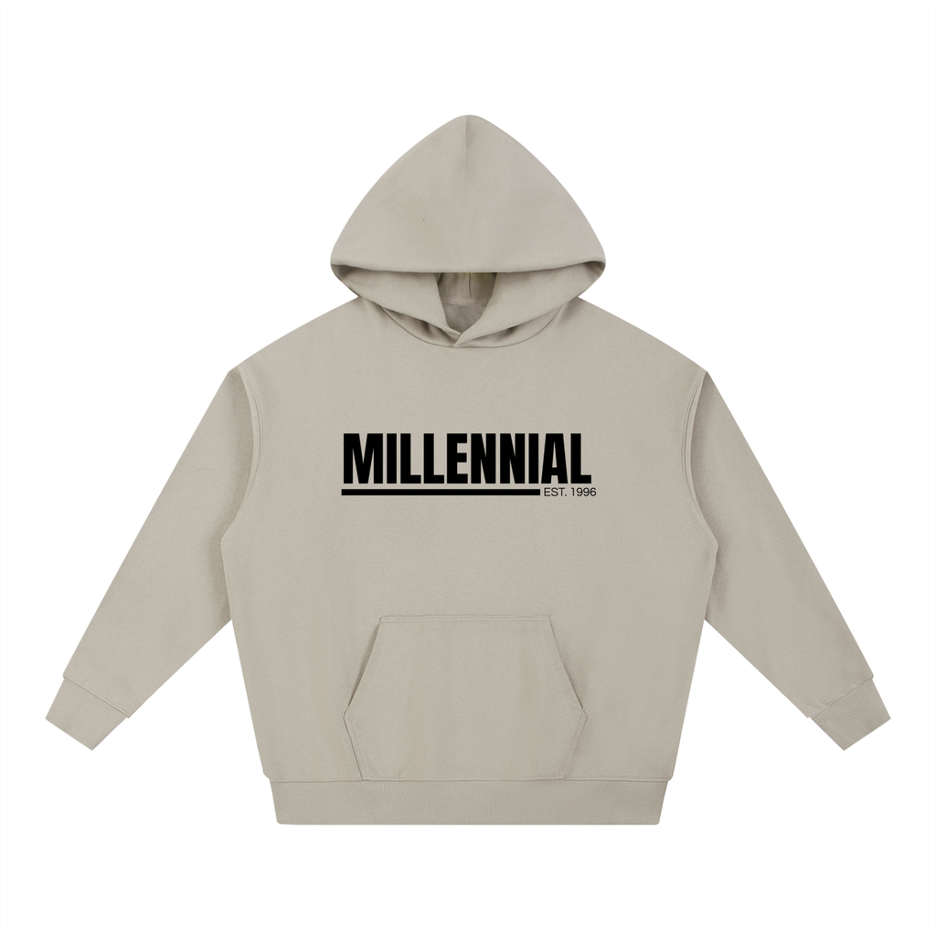 MILLENNIAL ESSENTIAL HEAVYWEIGTH HOODIE - EST. 1996