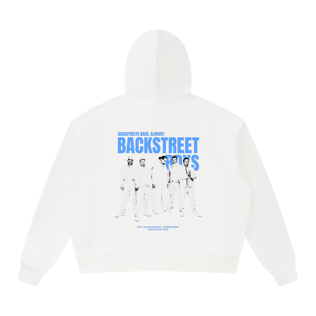 UNISEX OVERSIZED HEAVYWEIGHT HOODIE - HOMECOMING DÜSSELDORF - QUIT PLAYING GAMES WITH MY HEART
