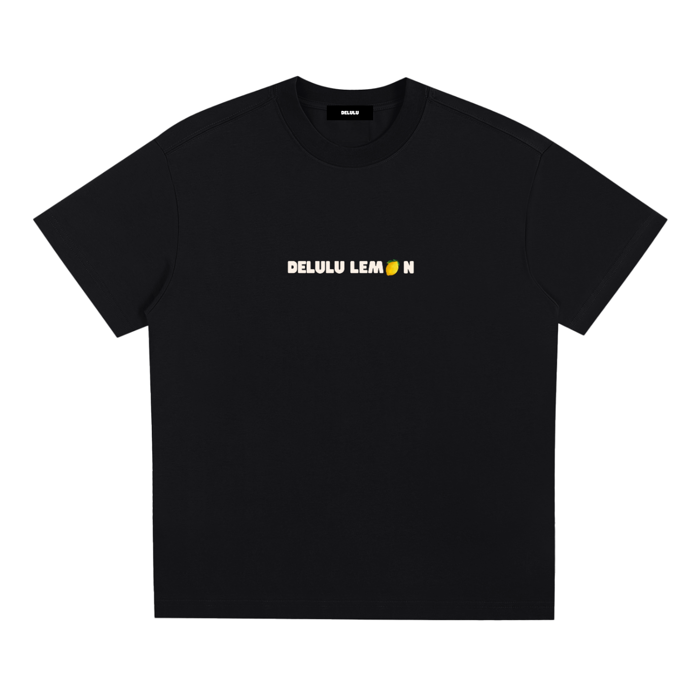UNISEX LOOSE FIT T-SHIRT - DELULU LEMON WHITE