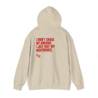 01 QUITTERS CLUB HOODIE BEIGE/RED
