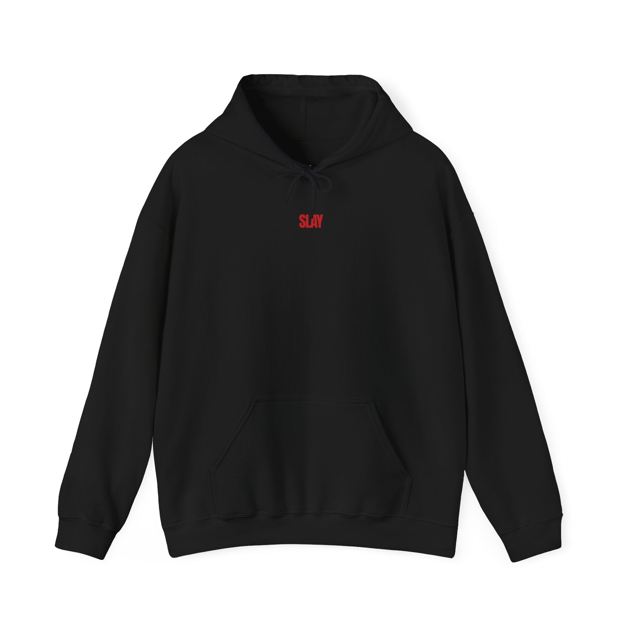 STATEMENT HOODIE - SLAY BLACK/RED