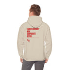 07 QUITTERS CLUB HOODIE BEIGE/RED