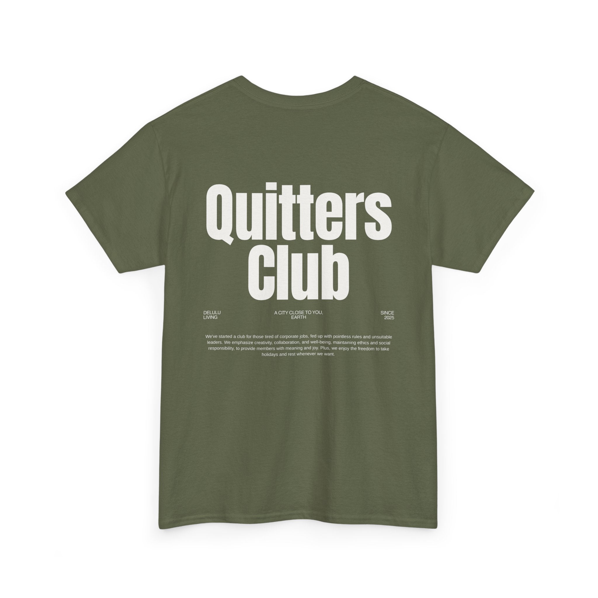 QUITTERS CLUB TEE UNISEX