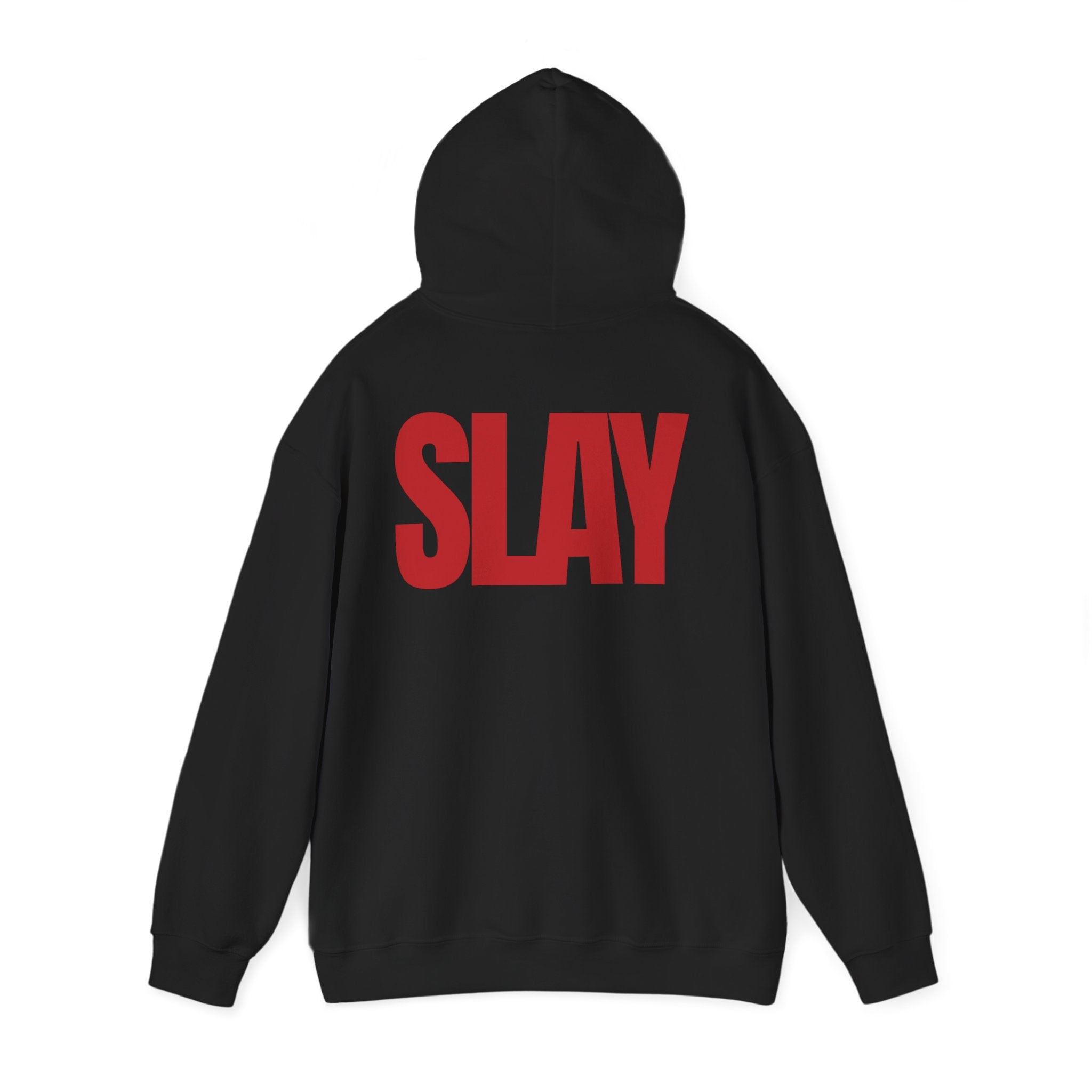 STATEMENT HOODIE - SLAY BLACK/RED