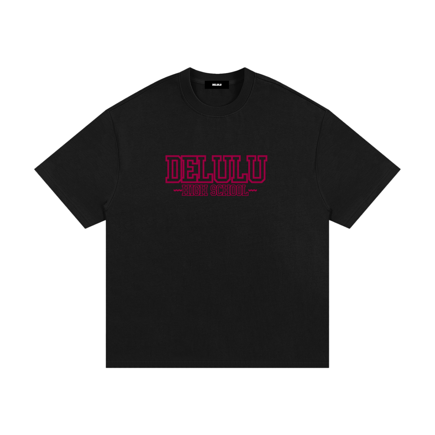 ESSENTIAL HEAVYWEIGHT COTTON T-SHIRT - DELULU HIGH SCHOOL