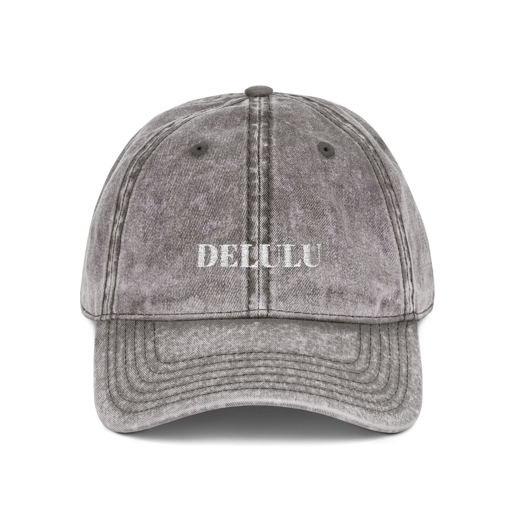 01 VINTAGE EMBROIDERED CAP - DELULU