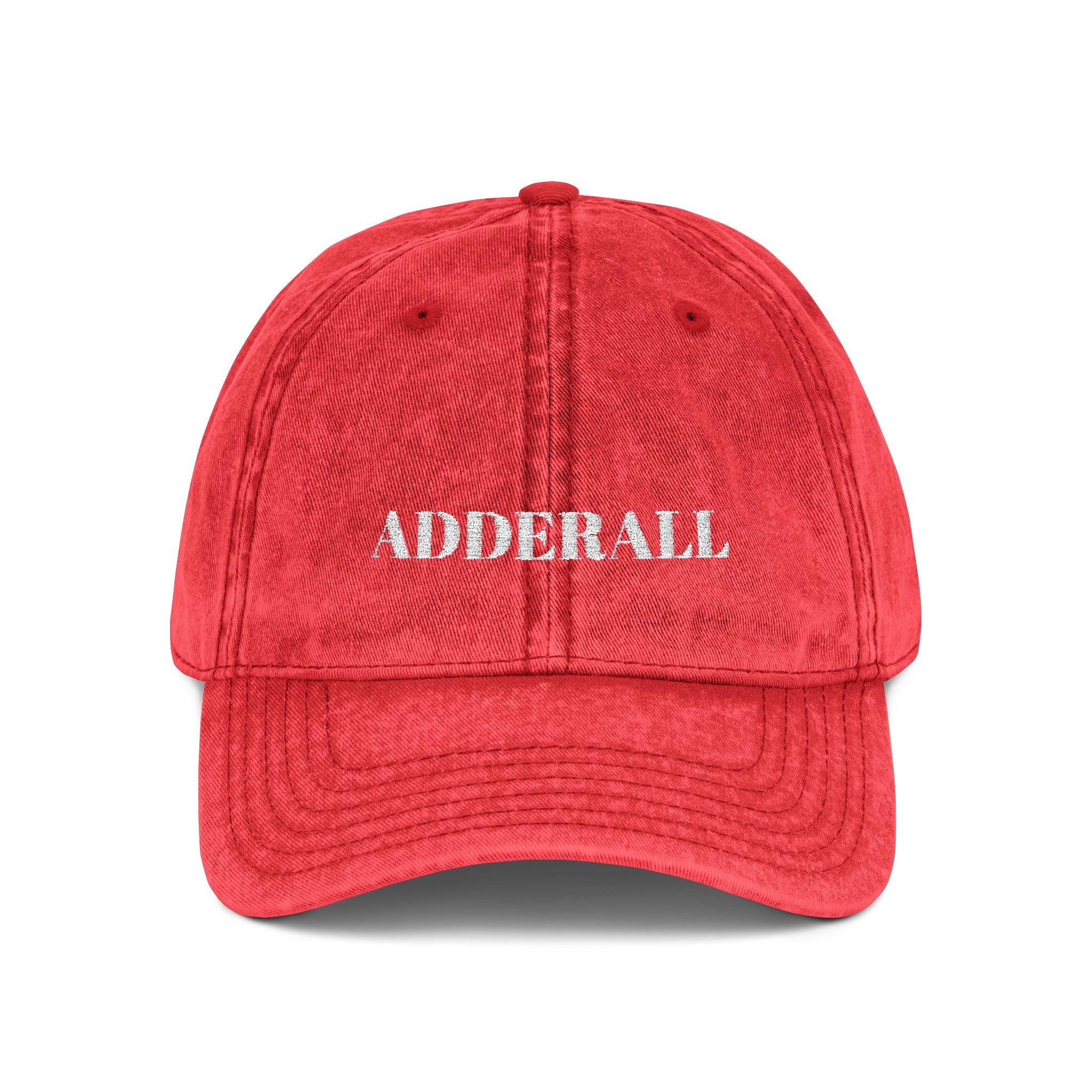VINTAGE EMBROIDERED CAP - ADDERALL