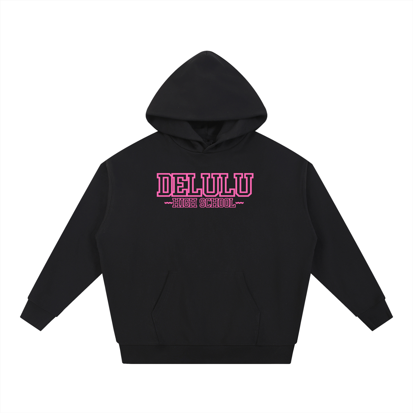 ESSENTIAL HEAVYWEIGHT HOODIE - DELULU HIGH SCHOOL