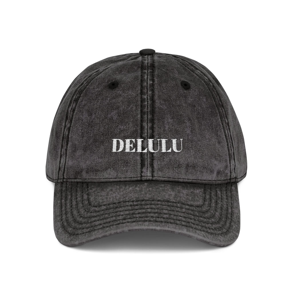01 VINTAGE EMBROIDERED CAP - DELULU
