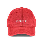 01 VINTAGE EMBROIDERED CAP - DELULU