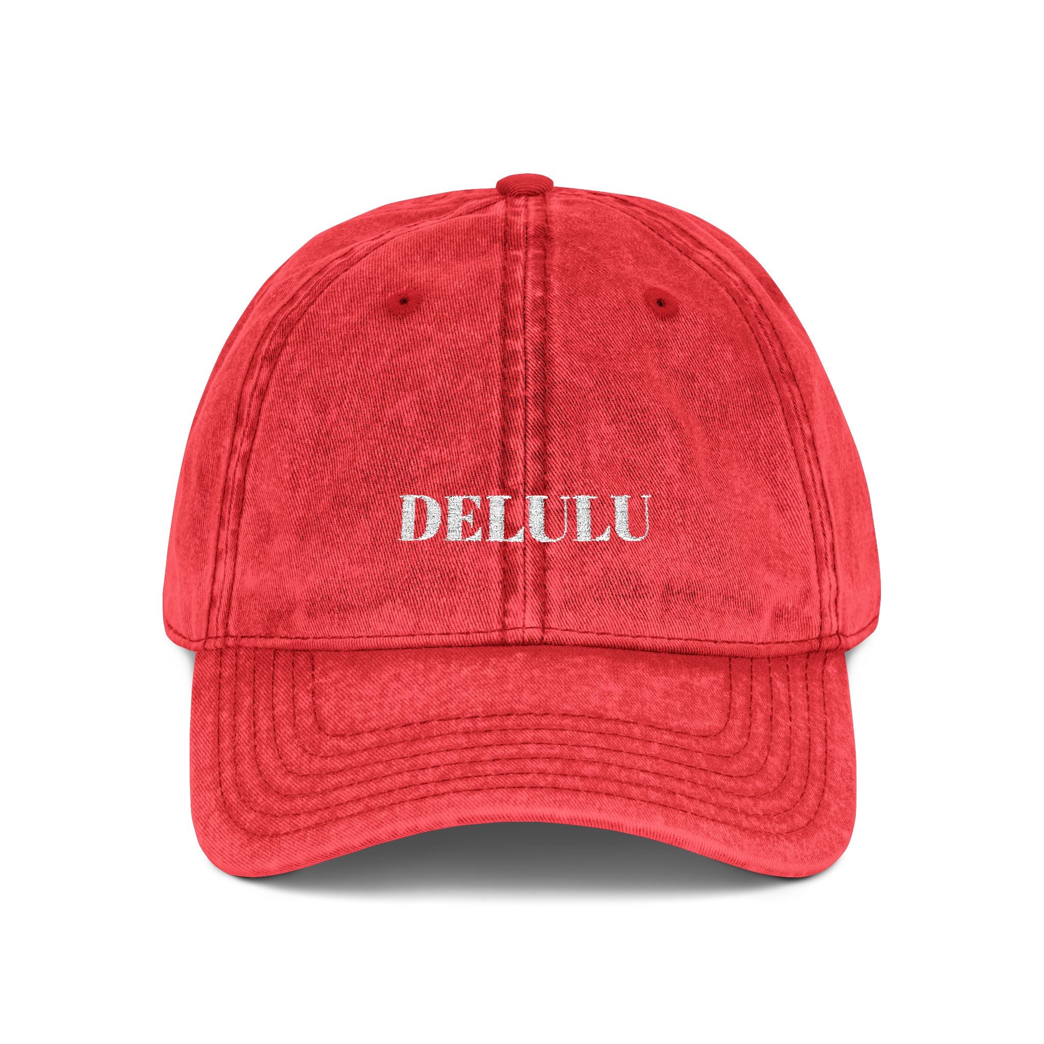 01 VINTAGE EMBROIDERED CAP - DELULU