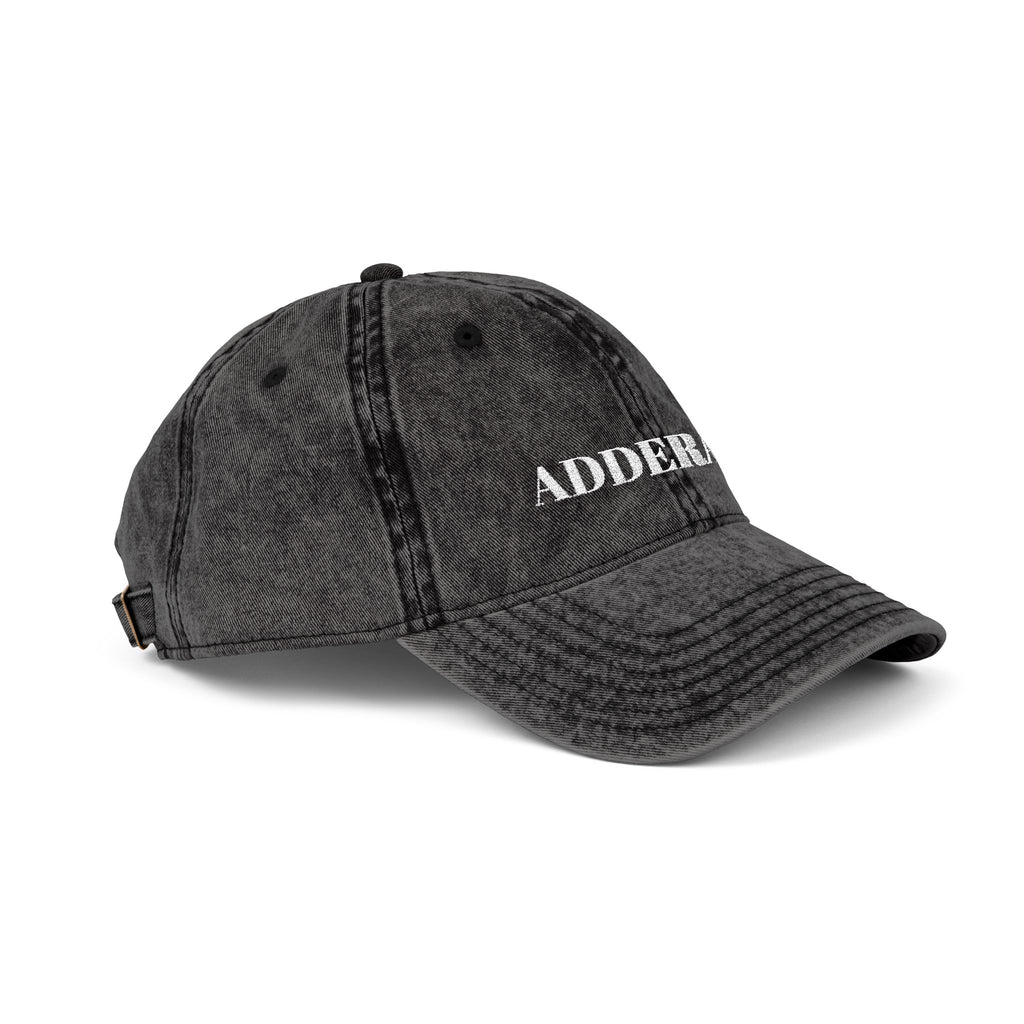 02 VINTAGE EMBROIDERED CAP - ADDERALL