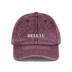 01 VINTAGE EMBROIDERED CAP - DELULU