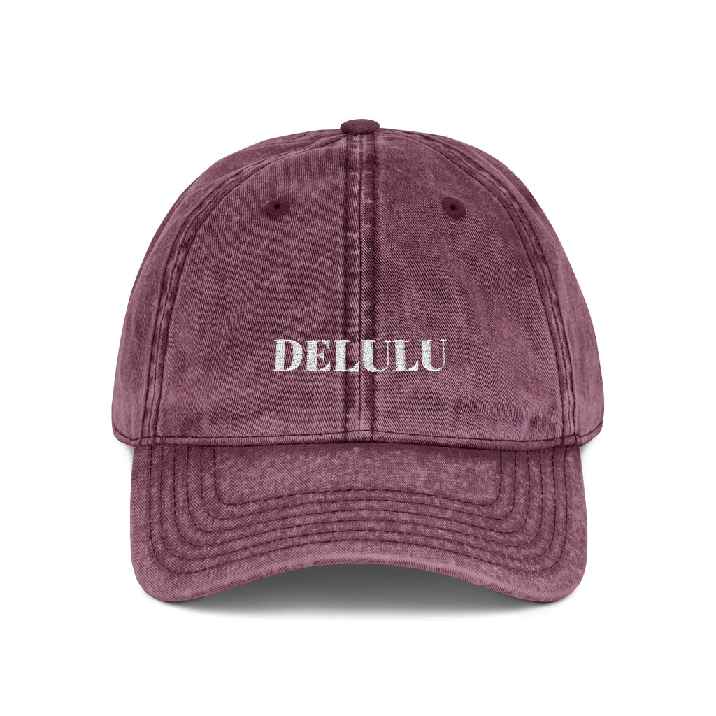 VINTAGE EMBROIDERED CAP - DELULU