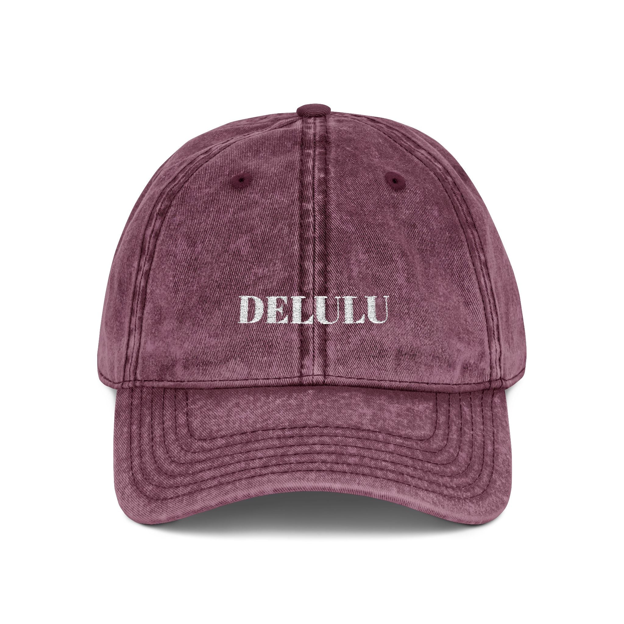 01 VINTAGE EMBROIDERED CAP - DELULU