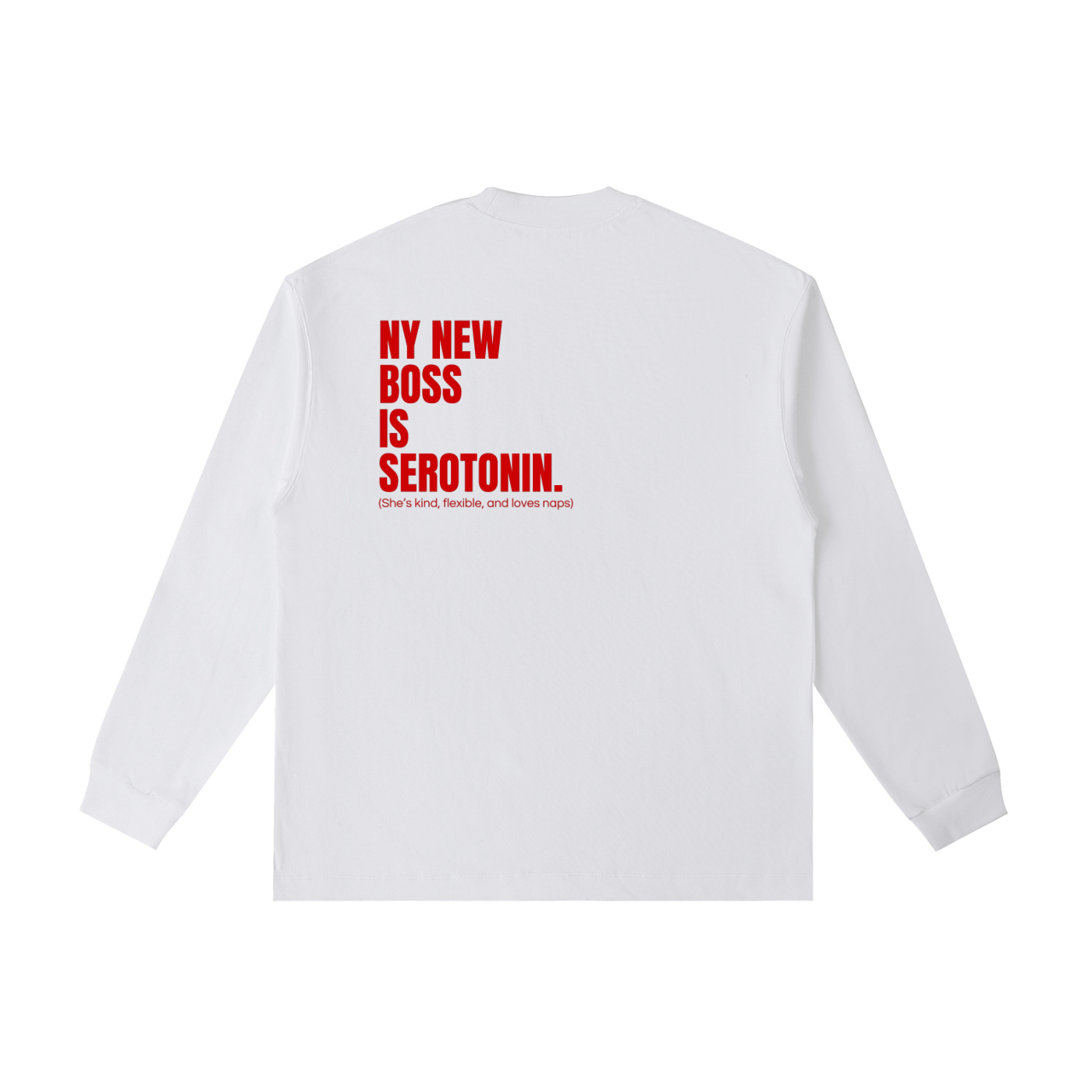 QUITTERS CLUB LONG SLEEVE T-SHIRT - SEROTONIN