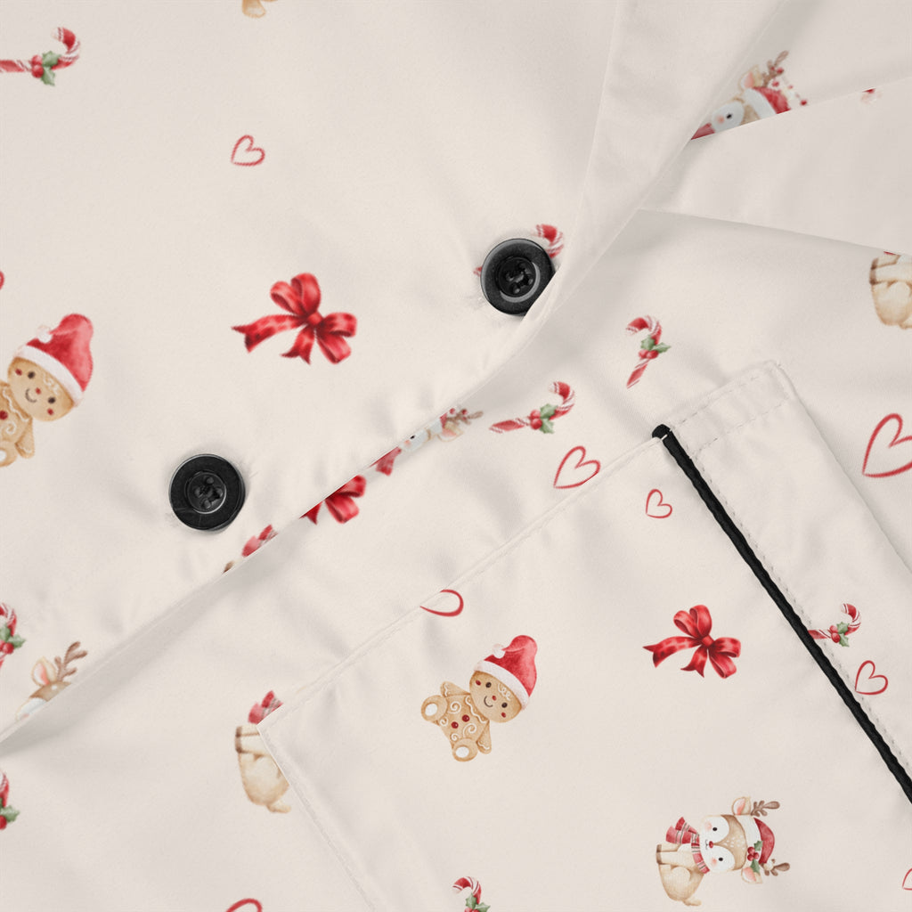 Christmas Satin Pajama Set