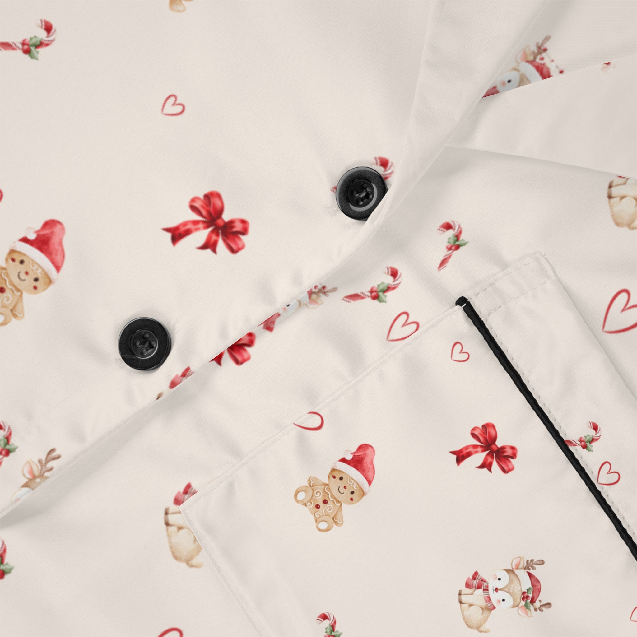 Christmas Satin Pajama Set