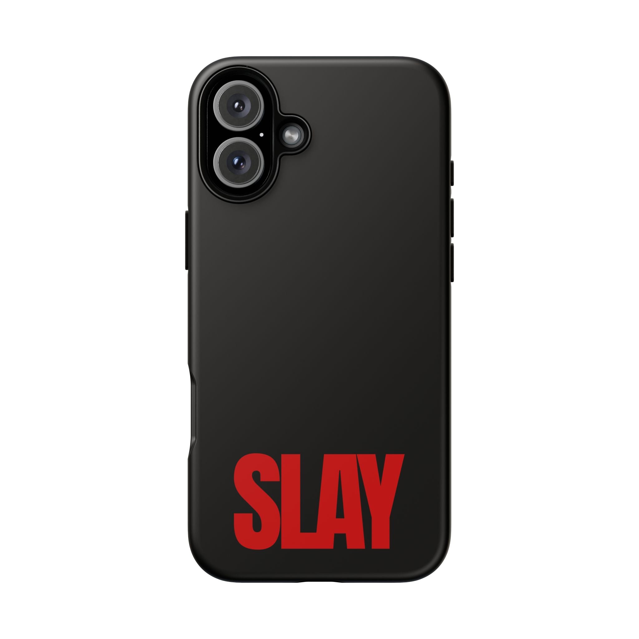 IPHONE CASE (15 - 17) - SLAY (BLACK&RED)