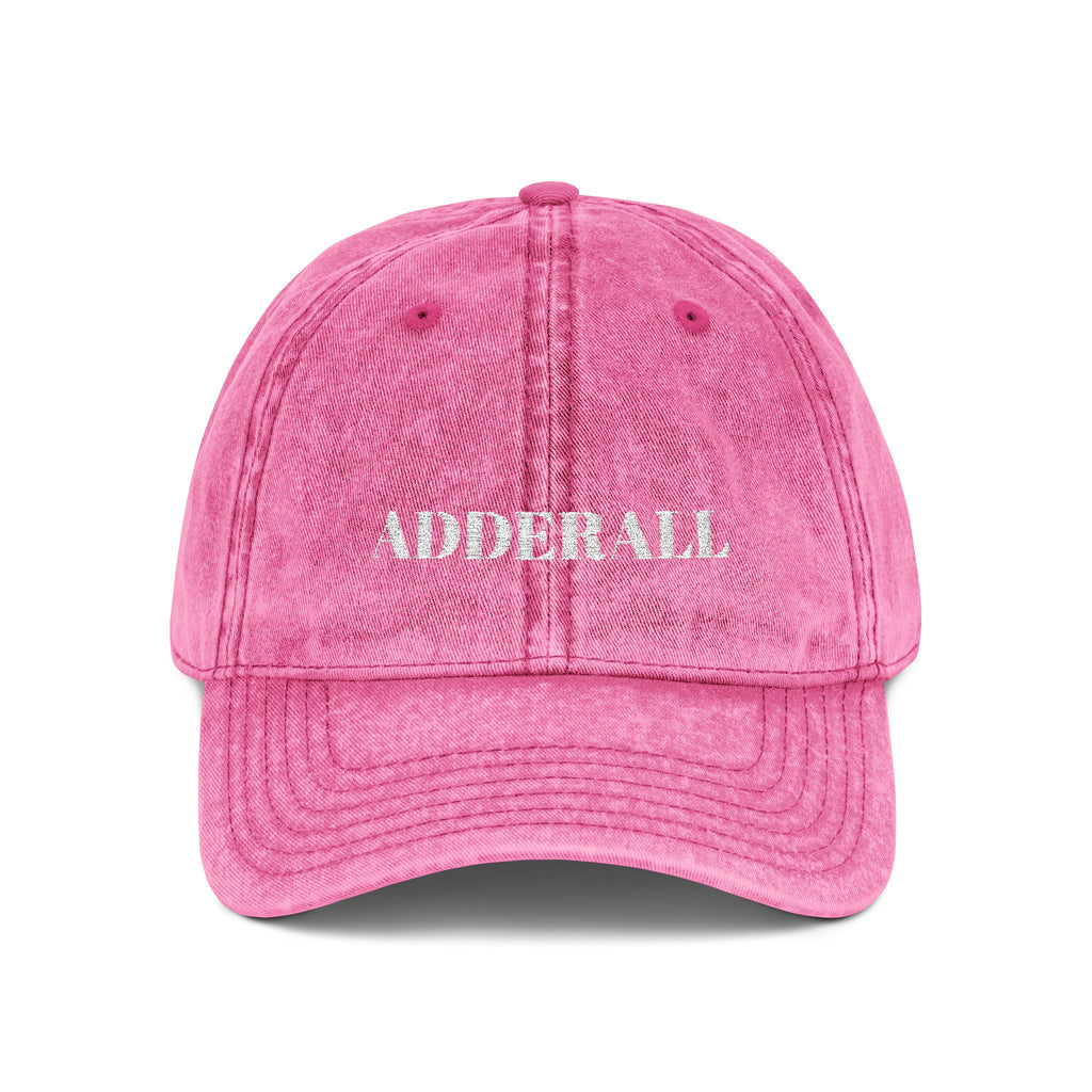 02 VINTAGE EMBROIDERED CAP - ADDERALL