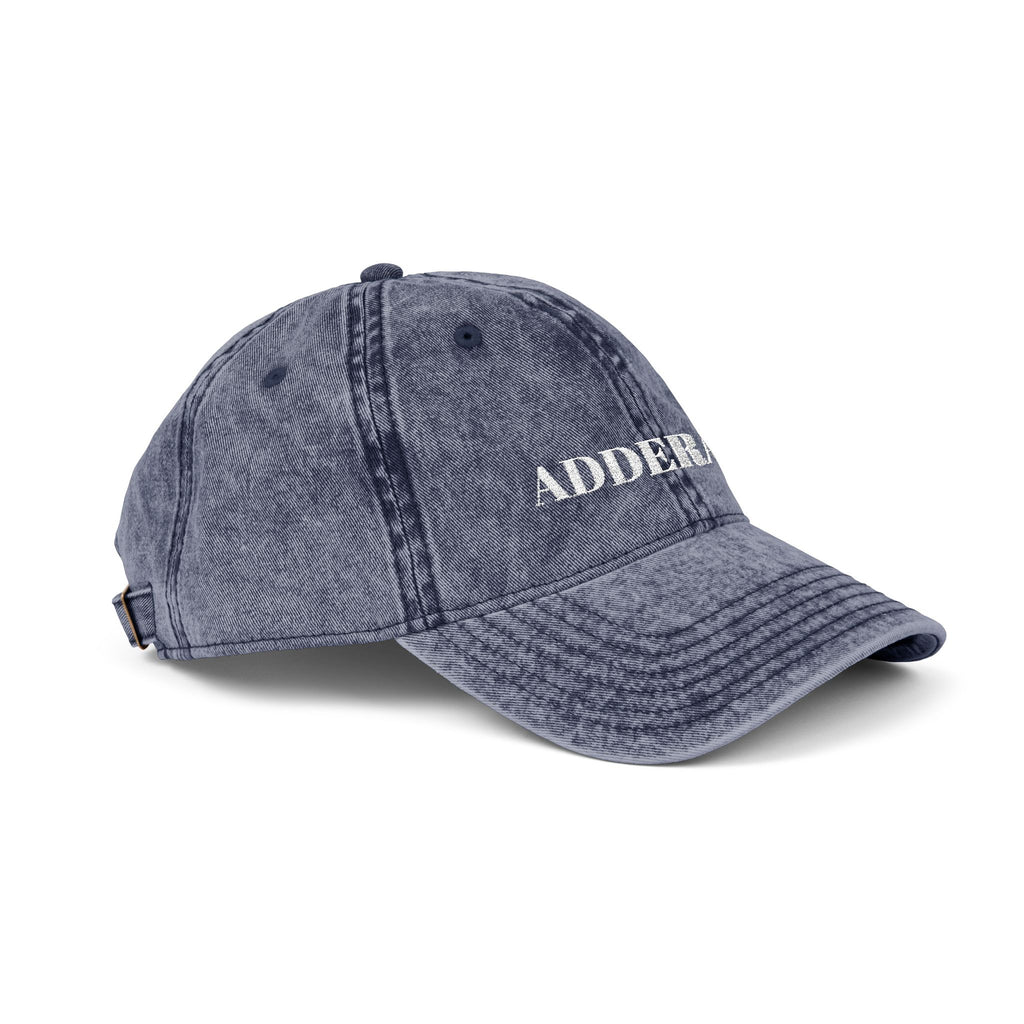 02 VINTAGE EMBROIDERED CAP - ADDERALL