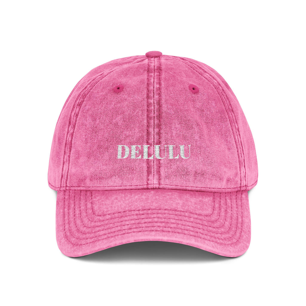 01 VINTAGE EMBROIDERED CAP - DELULU