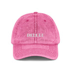 01 VINTAGE EMBROIDERED CAP - DELULU