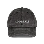 02 VINTAGE EMBROIDERED CAP - ADDERALL