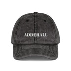 02 VINTAGE EMBROIDERED CAP - ADDERALL