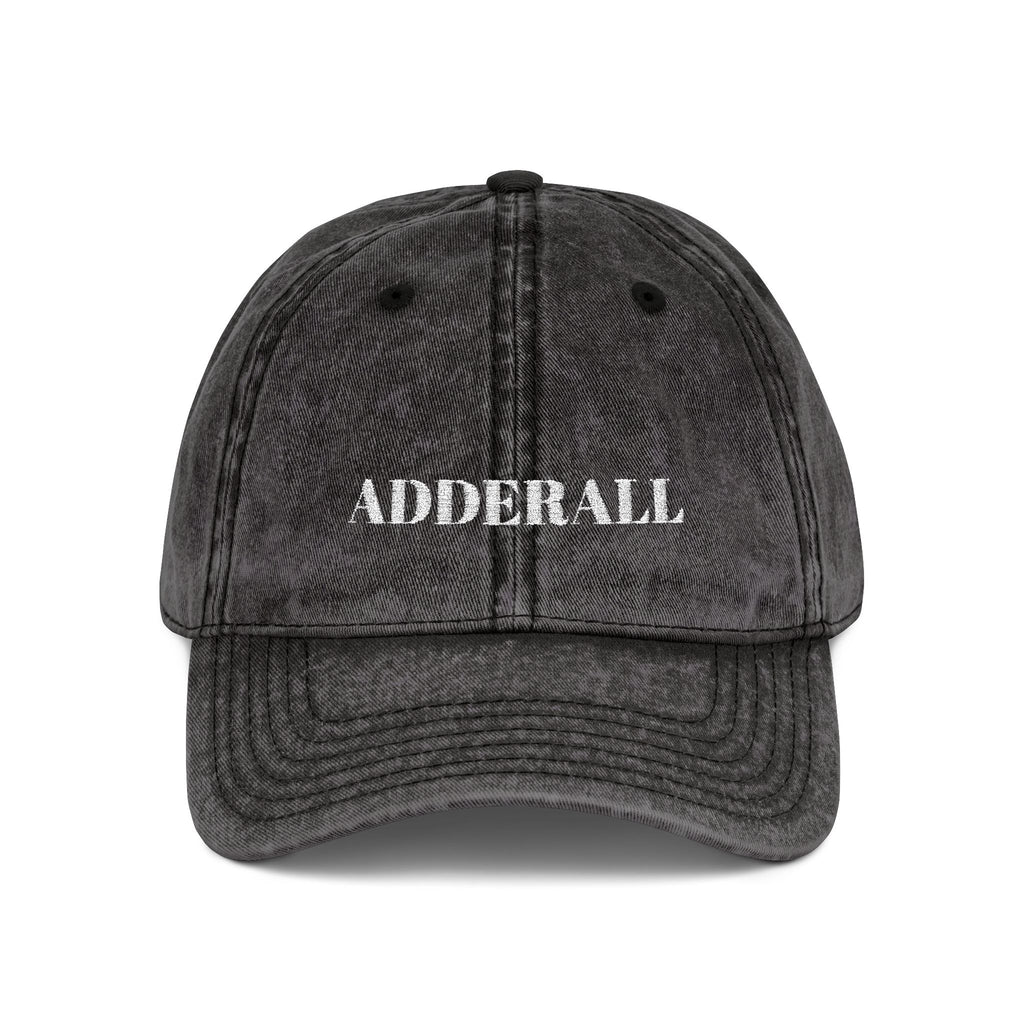 02 VINTAGE EMBROIDERED CAP - ADDERALL