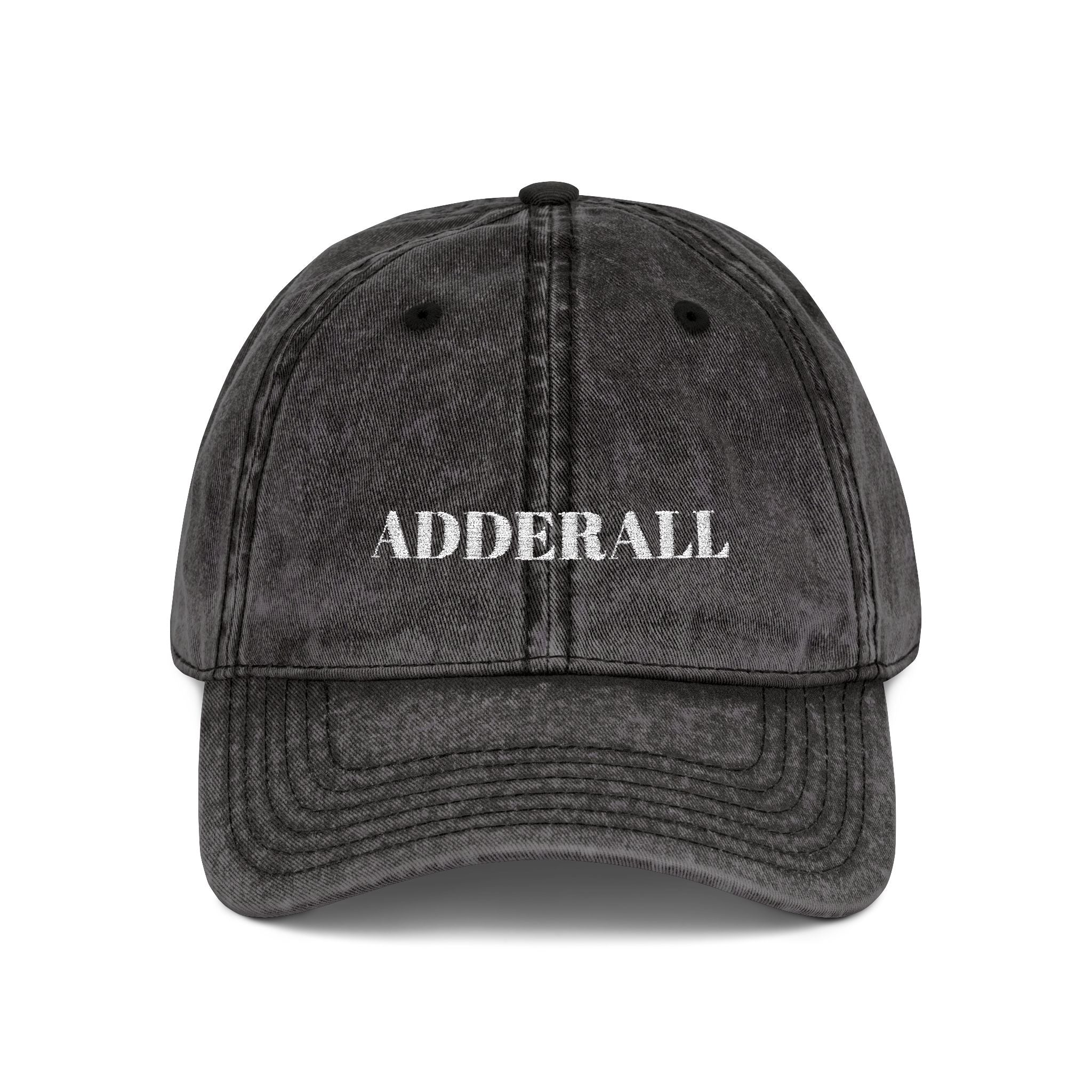 02 VINTAGE EMBROIDERED CAP - ADDERALL
