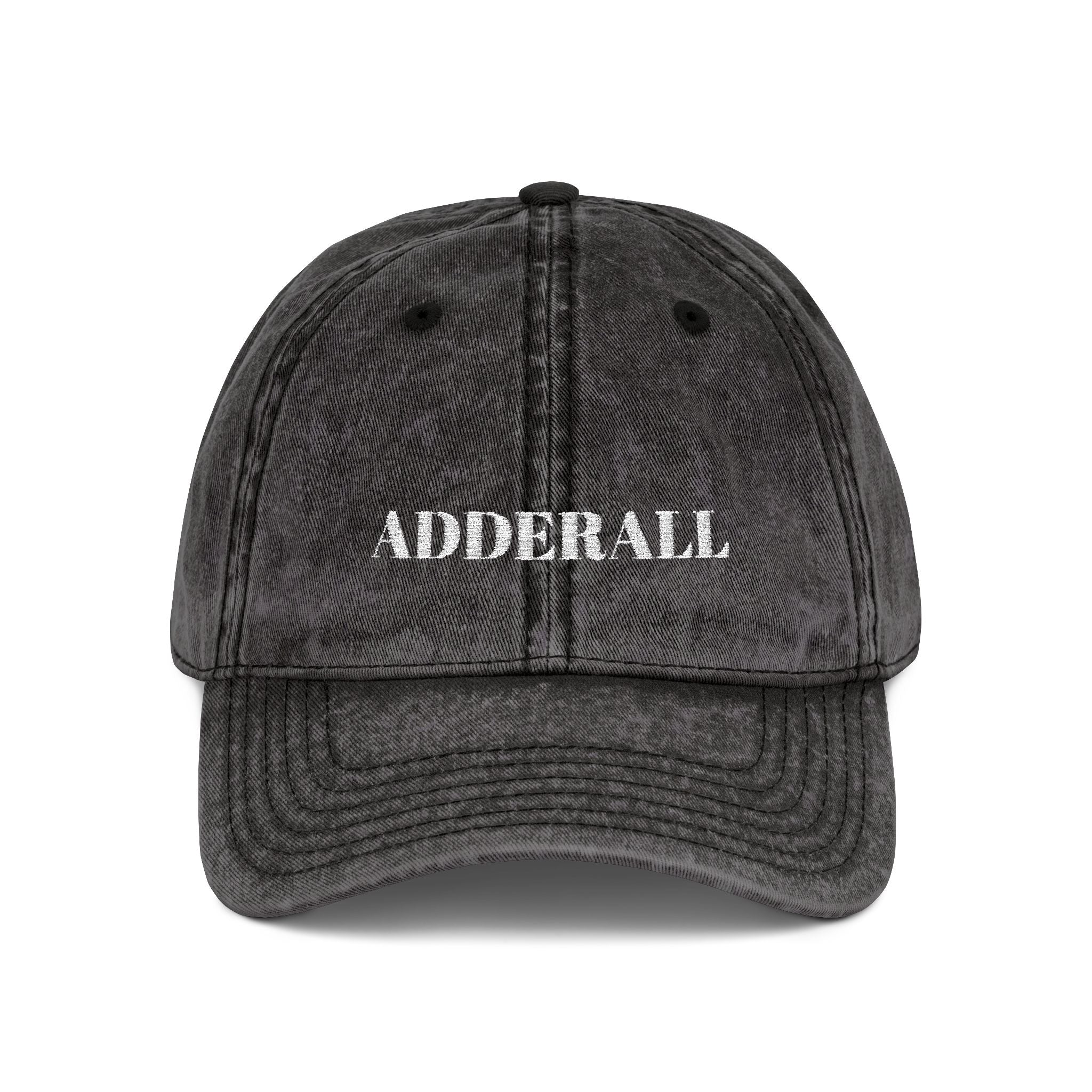 02 VINTAGE EMBROIDERED CAP - ADDERALL