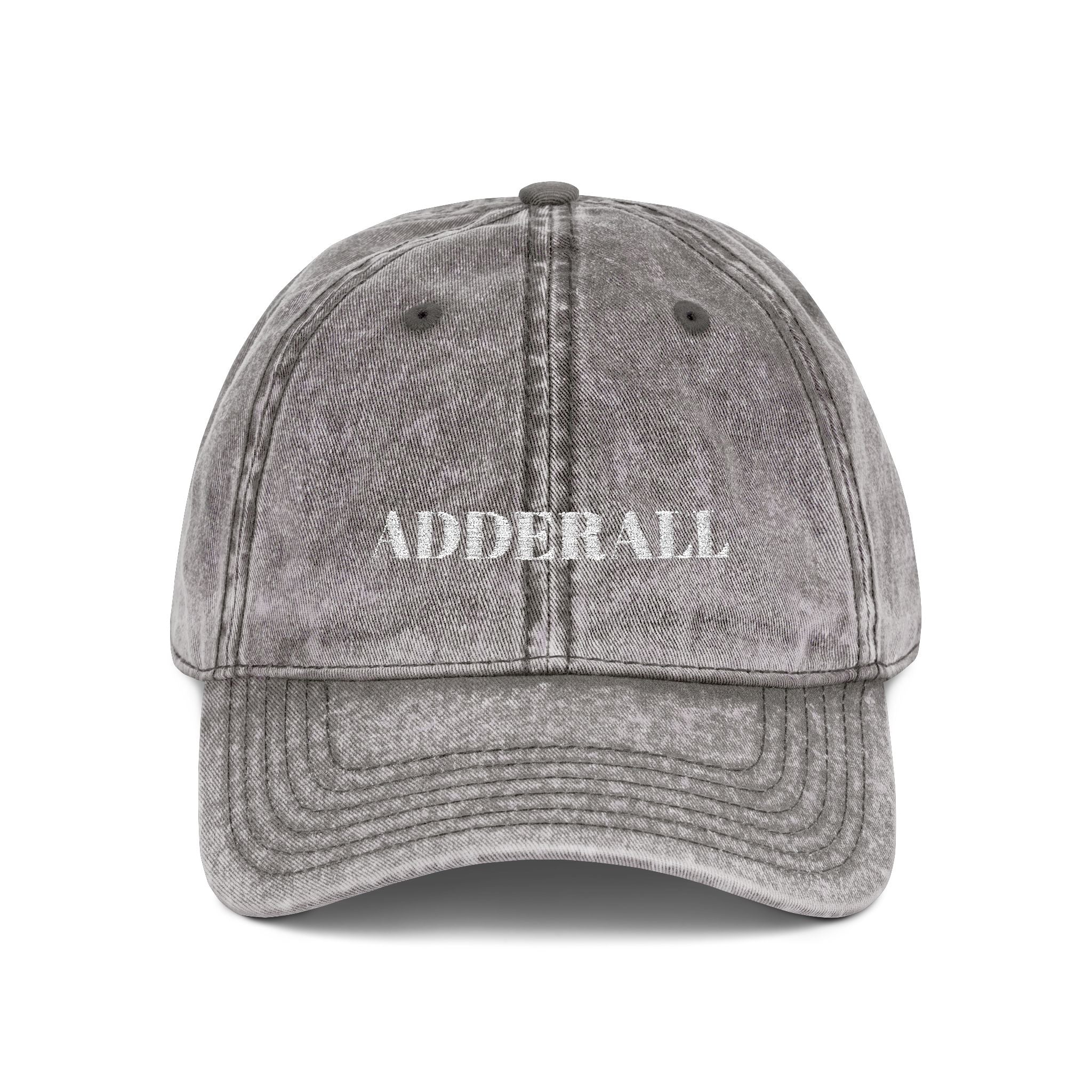 02 VINTAGE EMBROIDERED CAP - ADDERALL