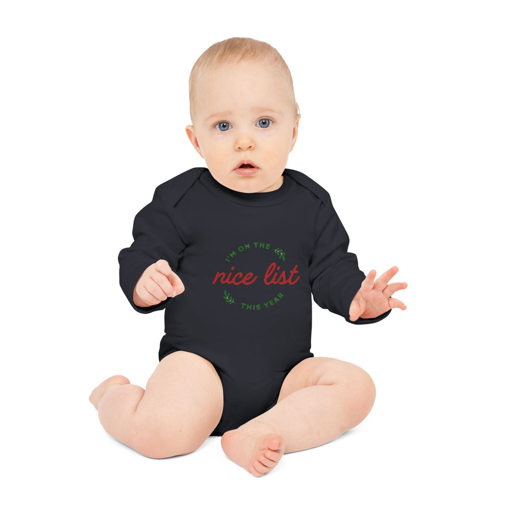 CHRISTMAS BABY BODYSUIT - ORGANIC