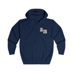 10 QUITTERS CLUB FULL-ZIP HOODIE NAVY/BEIGE