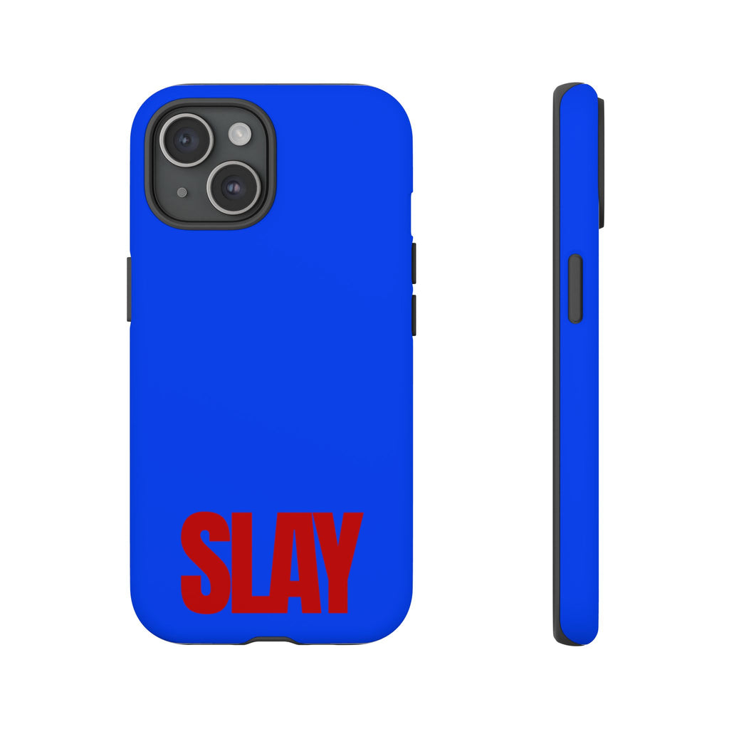 IPHONE CASE (15 - 17) - SLAY (BLUE&RED)