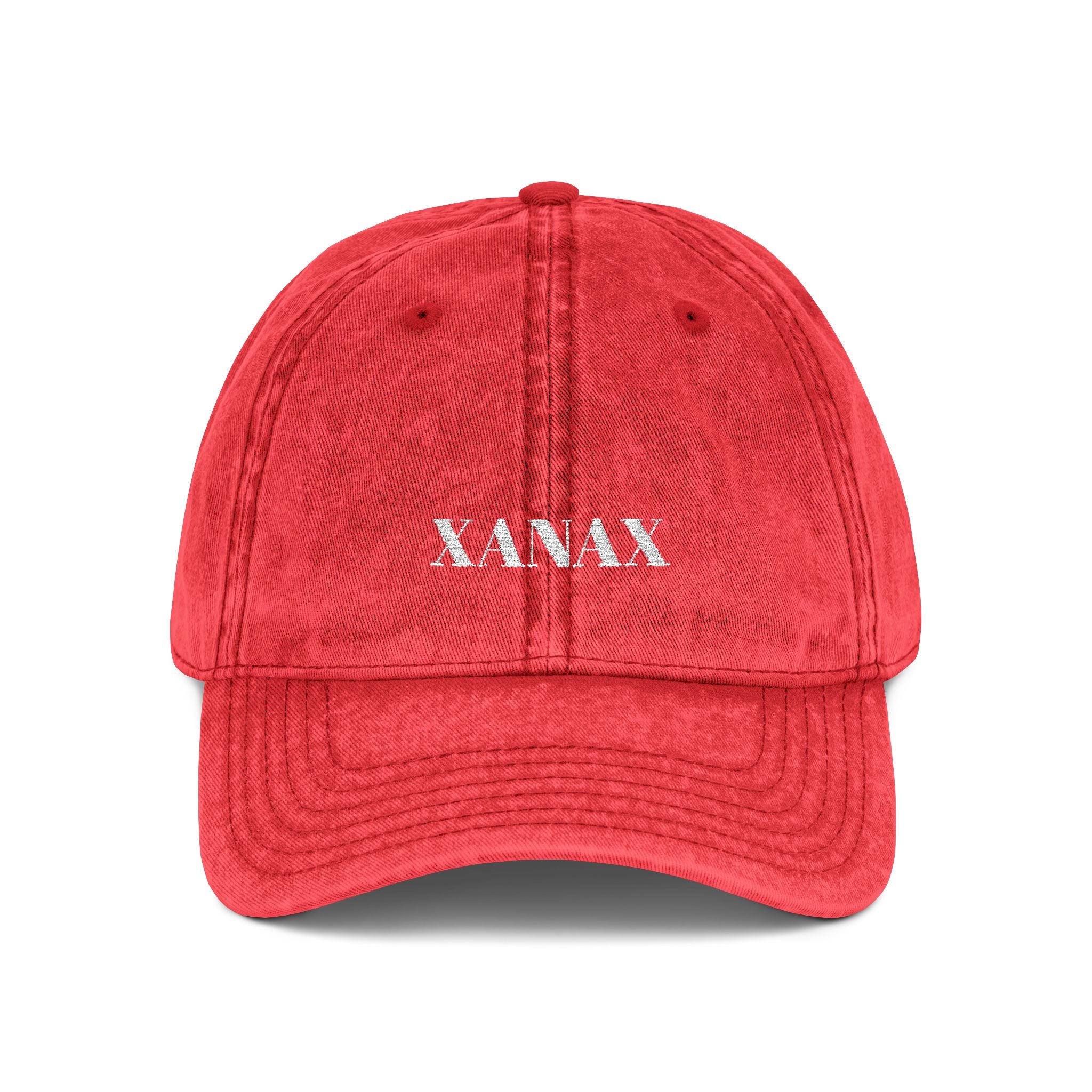 03 VINTAGE EMBROIDERED CAP - XANAX