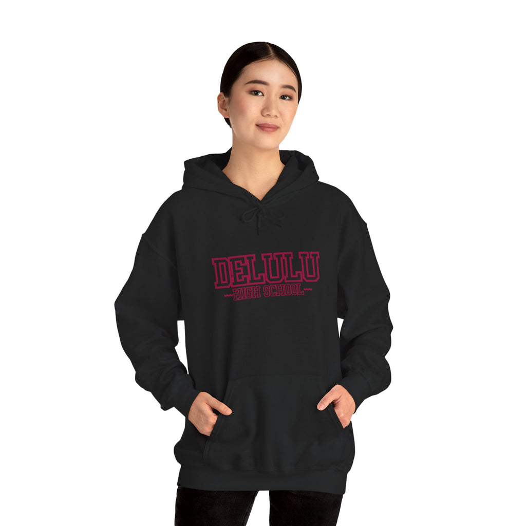 01 DELULU HIGH SCHOOL HOODIE