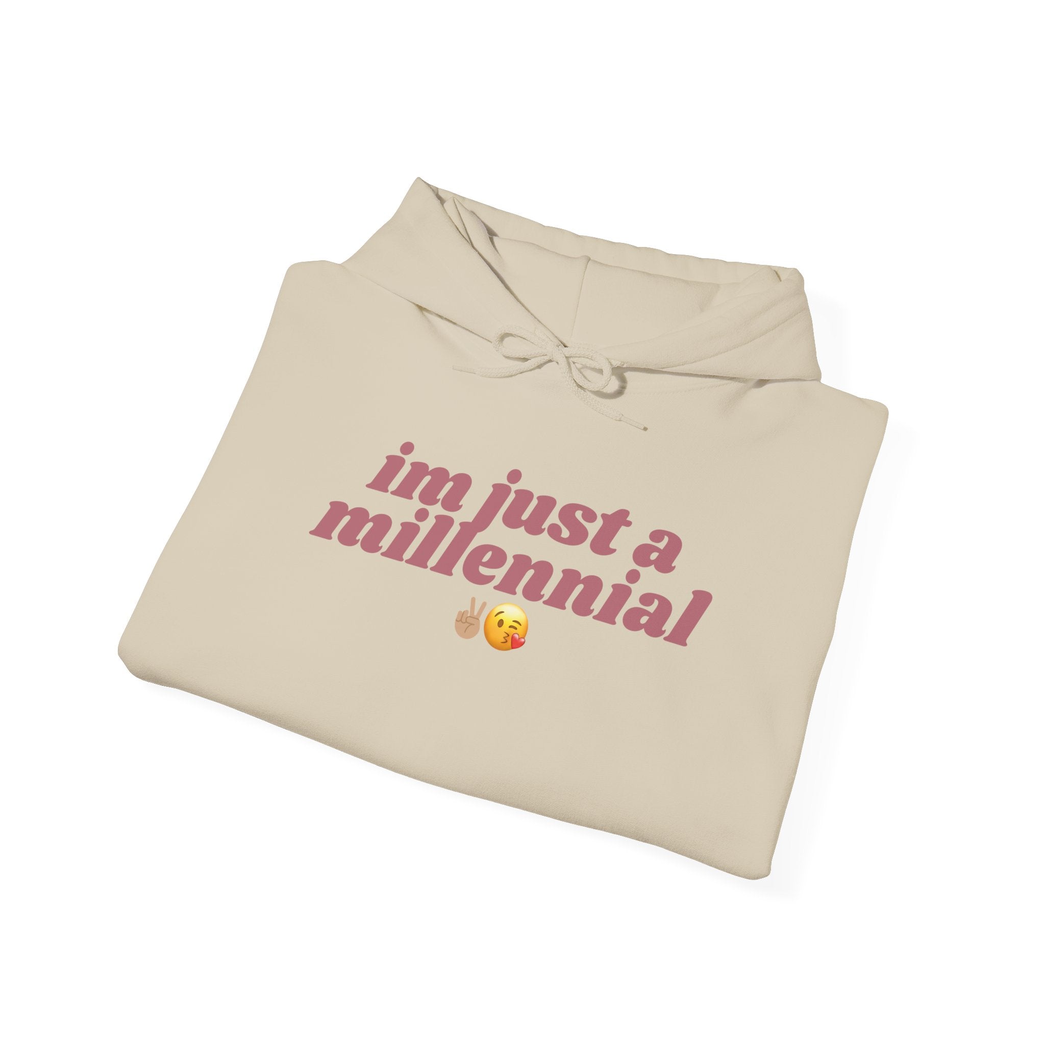 STATEMENT HOODIE - I´M JUST A MILLENNIAL