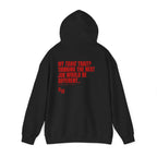 03 QUITTERS CLUB HOODIE BLACK/RED
