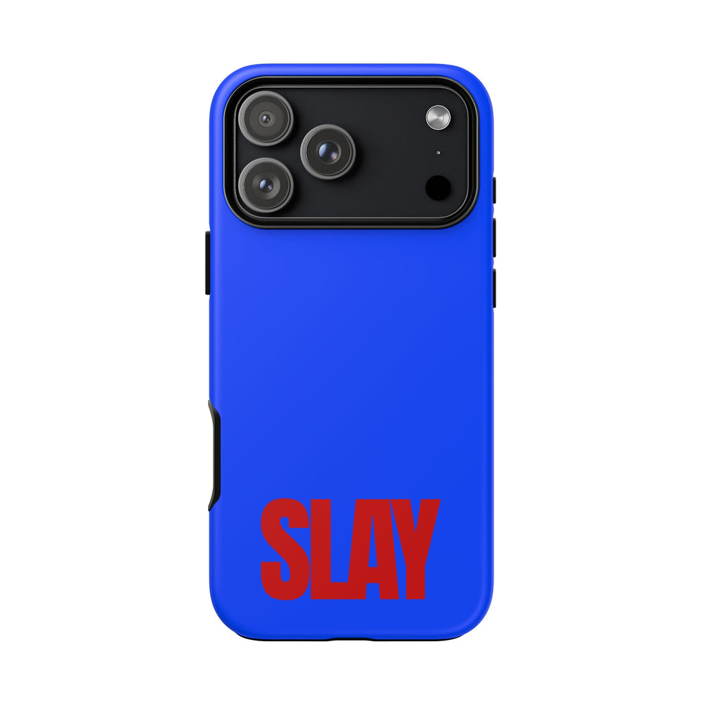 IPHONE CASE (15 - 17) - SLAY (BLUE&RED)