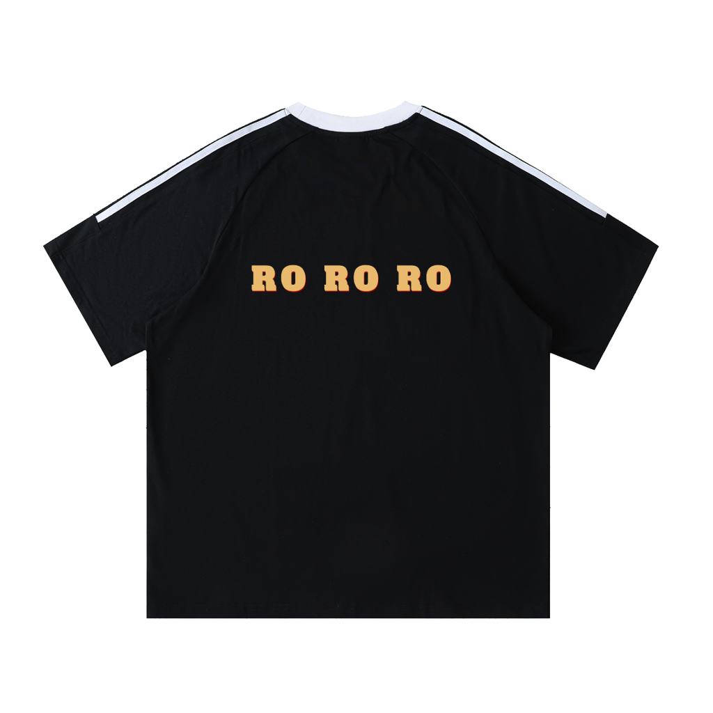 UNISEX CONTRAST TAPE T-SHIRT - WORLD CUP - RO RO RO